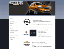Tablet Screenshot of garage-esch.eu